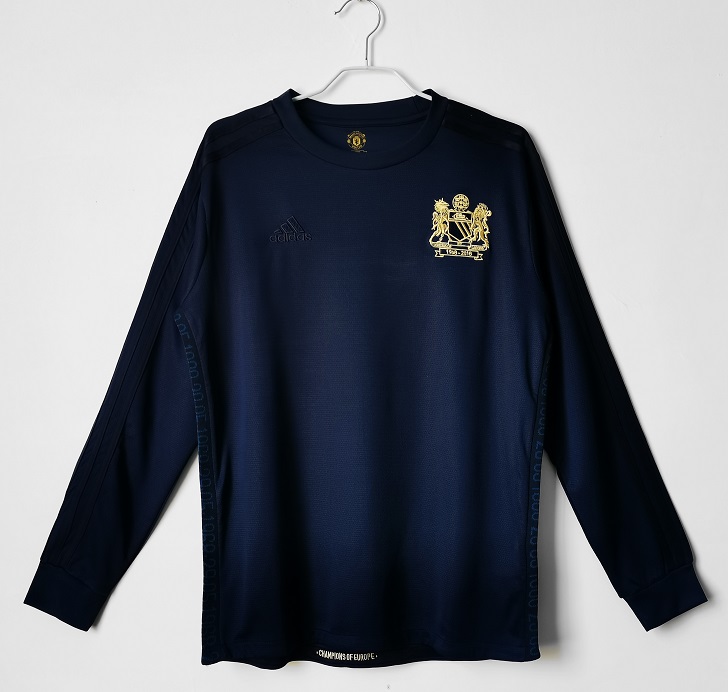 AAA Quality Manchester Utd 1968 Special Navy Blue Long Jersey